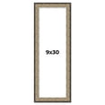 thumbnail image 1 of 9x30 Frame Silver Real Wood Picture Frame Width 1.75 Inches | Interior Frame Depth 0.5 Inches |, 1 of 8