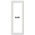thumbnail image 1 of 9x30 Frame White Sonoma Rustic Wood Picture Frame | 1.5 Inch Moulding Width | Complete with UV, 1 of 7