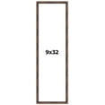 thumbnail image 1 of 9x32 Frame Brown Bamboo with Dark Coffee/Walnut Finish | Solid Wood Picture Frame Width 0.75 Inches, 1 of 8