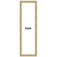 thumbnail image 1 of 9x34 Frame Beige Real Wood Picture Frame Width 1.25 inches | Interior Frame Depth 0.5 inches |, 1 of 8
