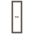 thumbnail image 1 of 9x34 Frame Black Feather Payton Ornate Solid Wood Picture Frame Width 1.75 Inches | Interior Depth, 1 of 8