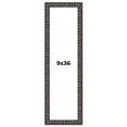 thumbnail image 1 of 9x36 Frame Black-Brown Medieval Solid Wood Picture Frame | 1.5 Inch Moulding Width | Gotham Beveled, 1 of 8