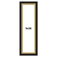 thumbnail image 1 of 9x36 Frame Gold Real Wood Picture Frame Width 2.25 Inches | Interior Frame Depth 0.5 Inches |, 1 of 8