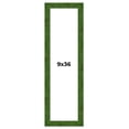 thumbnail image 1 of 9x36 Frame Green Burl Solid Wood Picture Frame | 1.75 Inches Moulding Width | Interior Frame Depth, 1 of 8