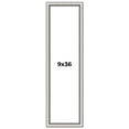 thumbnail image 1 of 9x36 Frame Silver Real Wood Picture Frame Width 1.25 Inches | Interior Frame Depth 0.5 Inches |, 1 of 8