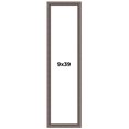 thumbnail image 1 of 9x39 Frame Silver Real Wood Picture Frame Width 1.25 Inches | Interior Frame Depth 0.5 Inches |, 1 of 8