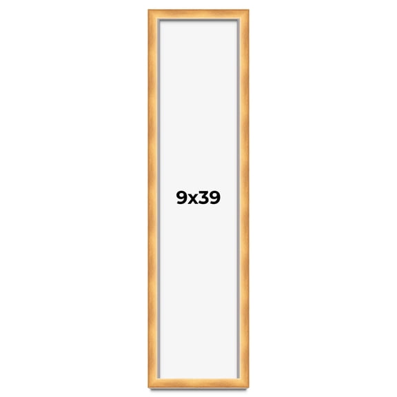 9x39 Shadow Box Bronze Cross-Brushed Display Frame | 1.625 Inches Deep Solid Wood | UV Resistant