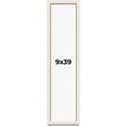 thumbnail image 1 of 9x39 Shadow Box Frame White | 1.125 Inches Deep Real Wood Rustic Shadowbox Display Frame | UV, 1 of 5