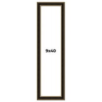 9x40 Frame Gold Antique Vintage Sold Wood Picture Frame | 1.75 Inch Moulding Width | Interior Frame