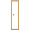 thumbnail image 1 of 9x40 Frame Gold Rustic Solid Wood Picture Frame | 1.25 Inch Wide Moulding | Rustique Gold, 1 of 8