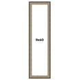 thumbnail image 1 of 9x40 Frame Silver Real Wood Picture Frame Width 1.75 Inches | Interior Frame Depth 0.5 Inches |, 1 of 8