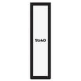 thumbnail image 1 of 9x40 Shadow Box Black Solid Wood Display Picture Frame | 1 Inch Rabbet Depth | | 1.375 Inch, 1 of 4