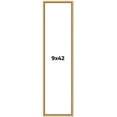 thumbnail image 1 of 9x42 Frame Beaded Gold Solid Wood Picture Frame | 0.75 Inches Moulding Width | Liscio Oro, 1 of 8