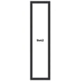 thumbnail image 1 of 9x42 Frame Black Real Wood Picture Frame Width 1.25 Inches | Interior Frame Depth 0.5 Inches |, 1 of 8