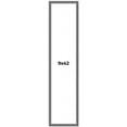 thumbnail image 1 of 9x42 Frame Blue Kingsley Pewter Solid Wood Picture Frame Width 0.75 Inches |Interior Depth 0.5, 1 of 8