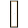 thumbnail image 1 of 9x42 Frame Gold Real Wood Picture Frame Width 2.25 Inches | Interior Frame Depth 0.5 Inches |, 1 of 8