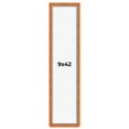 thumbnail image 1 of 9x42 Frame Honey Pecan Brown Picture Frame - Modern Photo Frame Includes UV Acrylic Shatter Guard, 1 of 8