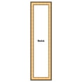thumbnail image 1 of 9x44 Frame Gold Plein Aire Solid Wood Picture Frame Width 2 Inches | Interior Frame Depth 0.5, 1 of 8
