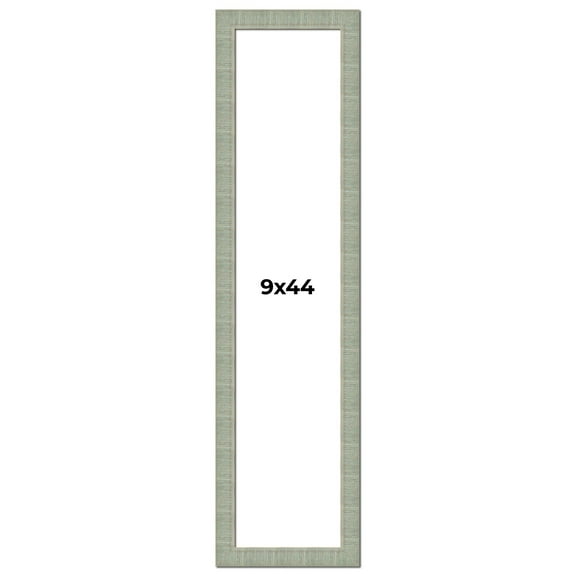 9x44 Frame Green Desert Pear Solid Wood Picture Frame | 1.625 Inch Moulding Width | Interior Frame