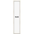 thumbnail image 1 of 9x46 Frame White Wash Solid Wood Picture Frame | 0.75 Inch Moulding Width | Includes UV Acrylic, 1 of 8