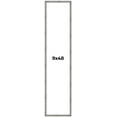 thumbnail image 1 of 9x48 Frame Silver Grey Distressed Solid Wood Picture Frame | 0.75 Inch Moulding Width | Interior, 1 of 8