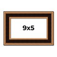 thumbnail image 1 of 9x5 Frame Gold Brown Plein Air Vintage Solid Wood Picture Frame | 1.75 Inches Moulding Width |, 1 of 8