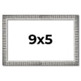 thumbnail image 1 of 9x5 Frame Silver Grey Distressed Solid Wood Picture Frame | 0.75 Inch Moulding Width | Interior, 1 of 8