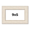 thumbnail image 1 of 9x5 Frame White Real Wood Picture Frame Width 1.75 inches | Interior Frame Depth 0.5 inches |, 1 of 8