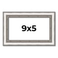 thumbnail image 1 of 9x5 IN Frame Silver Real Wood Picture Frame Width 1.25 Inches | Interior Frame Depth 0.5 Inches |, 1 of 8