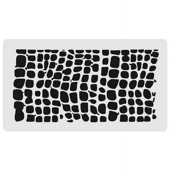 9x5 Snake Print Stencil