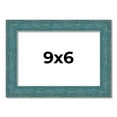 thumbnail image 1 of 9x6 Frame Blue Rustic Barnwood Solid Wood Picture Frame Width 1.25 Inches | Interior Depth 0.5, 1 of 8