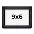 thumbnail image 1 of 9x6 Shadow Box Frame Black | 1 Inches Deep Real Wood Farmhouse Shadowbox Display Frame | UV, 1 of 6