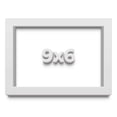 thumbnail image 1 of 9x6 Shadow Box Frame White | 1 Inches Deep Real Wood Contemporary Shadowbox Display Frame | UV, 1 of 7