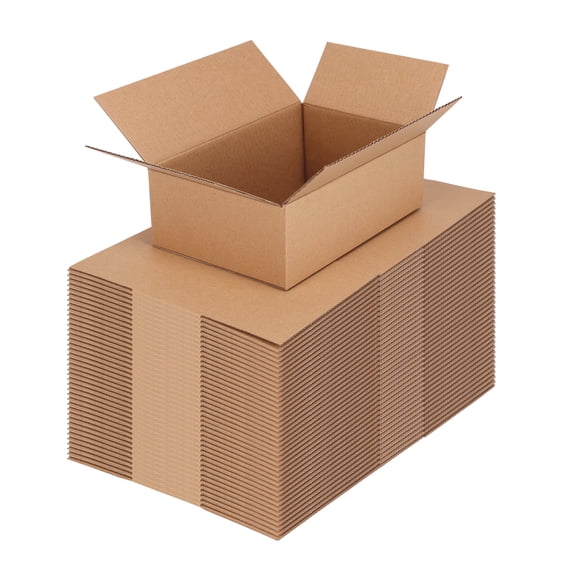 9x6x3 inches Shipping Boxes, Mailer Boxes for Packaging Small Business, Small Cardboard Gift Boxes for Wrapping Mailing Present, Brown, Pack of 40