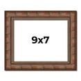 thumbnail image 1 of 9x7 Dark Brown Bamboo Real Wood Picture Frame Width 1.5 inches | Interior Frame Depth 0.5 inches |, 1 of 8