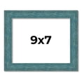 thumbnail image 1 of 9x7 Frame Blue Rustic Barnwood Solid Wood Picture Frame Width 1.25 Inches | Interior Depth 0.5, 1 of 8
