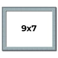 thumbnail image 1 of 9x7 Frame Blue Scuffed Farm Board Solid Wood Picture Frame Width 0.75 Inches | Interior Depth 0.5, 1 of 8
