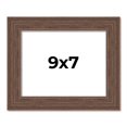 thumbnail image 1 of 9x7 Frame Brown Distressed Barnwood Picture Frame | Complete Rustic Farmhouse Photo Frame Includes, 1 of 8