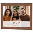 thumbnail image 1 of 9x7 Frame Brown Farmhouse Solid Wood Picture Frame Width 1.5 Inches | Interior Frame Depth 0.5, 1 of 8