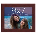 thumbnail image 1 of 9x7 Frame Brown Solid Wood Picture Frame Width 0.75 Inches | Interior Frame Depth 0.5 Inches |, 1 of 8