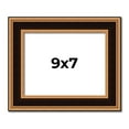 thumbnail image 1 of 9x7 Frame Gold Brown Plein Air Vintage Solid Wood Picture Frame | 1.75 Inches Moulding Width |, 1 of 8
