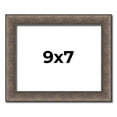 thumbnail image 1 of 9x7 Frame Silver Real Wood Picture Frame Width 1.25 Inches | Interior Frame Depth 0.5 Inches | Diem, 1 of 8