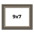 thumbnail image 1 of 9x7 Frame Silver Real Wood Picture Frame Width 1.25 Inches | Interior Frame Depth 0.5 Inches |, 1 of 8