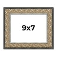 thumbnail image 1 of 9x7 Frame Silver Real Wood Picture Frame Width 1.75 Inches | Interior Frame Depth 0.5 Inches |, 1 of 8