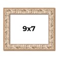 thumbnail image 1 of 9x7 Frame White Real Wood Picture Frame Width 1.5 inches | Interior Frame Depth 0.5 inches | Aurora, 1 of 8