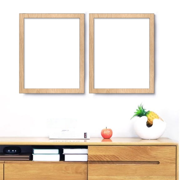 9x7 Picture Frame with Mat, Photo Frames 9x7, Hanging Photo Frame for Wall or Table Top Display - Display Pictures 6x8 with Mat or 9x7 Without Mat