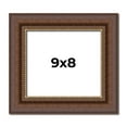 thumbnail image 1 of 9x8 Copper and Brown Real Wood Picture Frame Width 2 inches | Interior Frame Depth 0.5 inches |, 1 of 8