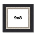 thumbnail image 1 of 9x8 Frame Black Real Wood Picture Frame Width 2.25 Inches | Interior Frame Depth 0.5 Inches |, 1 of 8