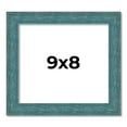 thumbnail image 1 of 9x8 Frame Blue Rustic Barnwood Solid Wood Picture Frame Width 1.25 Inches | Interior Depth 0.5, 1 of 8