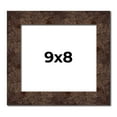 thumbnail image 1 of 9x8 Frame Brown Burl Real Wood Picture Frame Width 1.625 Inches | Interior Frame Depth 0.5 Inches |, 1 of 8